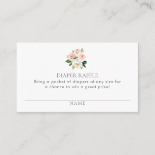 Carte D'accompagnement Boîtier de billet simple papier rose floral