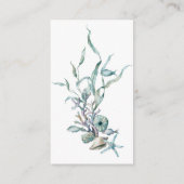 Carte D'accompagnement Boîtier de demande de Baby shower de méduse (Dos)