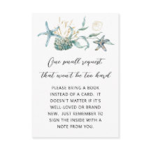 Boîtier de demande de Baby shower de méduse