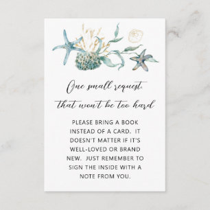 Carte D'accompagnement Boîtier de demande de Baby shower de méduse