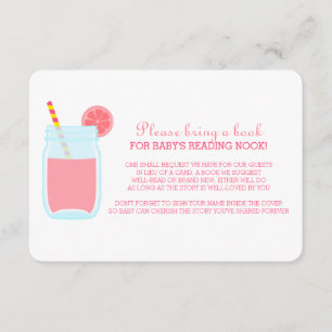 Carte D'accompagnement Boîtier de demande de réservation de Baby shower e