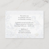 Carte D'accompagnement Boîtier de réception de l'eau d'hiver pour oiseaux (Dos)