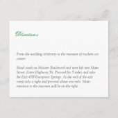 Carte D'accompagnement Boîtier de réception en mauvais état de grunge ver (Dos)