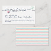 Carte D'accompagnement Boîtier de registre de papillons français simple (Devant / Derrière)