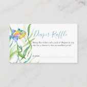 Carte D'accompagnement Boîtier d'invitation à la broche à thème tropical (Devant)