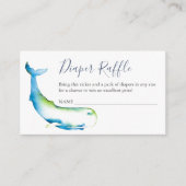 Carte D'accompagnement Boîtier d'invitation à la broche bleue (Devant)