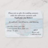 Carte D'accompagnement Boîtier d'invitation de mariage de bateau (Dos)