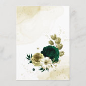 Carte D'accompagnement Boîtier Extraordinaire en ivoire vert émeraude (Dos)