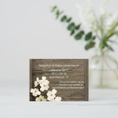 Carte D'accompagnement Boîtier Mariage de clôture et de bois de chien rus (Debout devant)