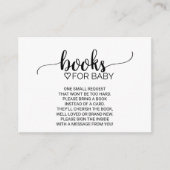 Carte D'accompagnement Boîtier simple de demande de carnet de calligraphi (Devant)