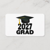 Carte D'accompagnement Bold Class of 2027 Graduation (Devant)