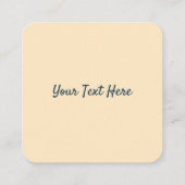 Carte D'accompagnement Bonheur américain (Dos)