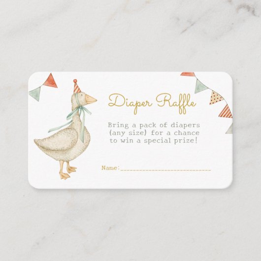 Carte D'accompagnement Bonjour Bébé Jouets de canard Baby shower Déchets (Devant)