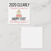 Carte D'accompagnement Bonne 32e anniversaire, Funny 32e anniversaire car (Devant / Derrière)