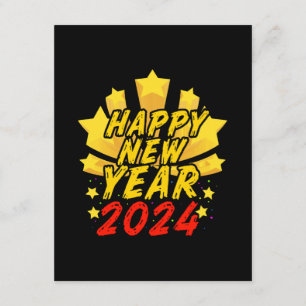 Carte D'accompagnement Bonne année 2024 