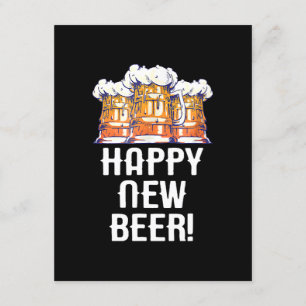 Carte D'accompagnement BONNE NOUVELLE BIÈRE ! Soirée de la Saint Sylvestr