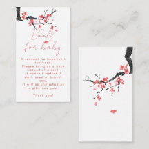 Books for Baby Blooming Pink Blossom Baby Shower