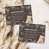 Carte D'accompagnement Books for Baby Card Bear