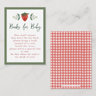 Carte D'accompagnement Books For Baby Enclosure Card | Berry Fruit