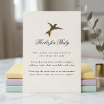 Carte D'accompagnement Books for Baby Garden Floral Baby Shower Gifts<br><div class="desc">Elevate your baby shower with our botanical books for baby request card, a summer garden floral invitation insert that perfectly captures the trend for intentional gifting. This elegant botanical library request card features hummingbirds, butterflies and colorful flowers, it is a fully editable digital template, allowing you to seamlessly customize the...</div>