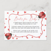 Carte D'accompagnement Books for Baby ladybug Request Card (Devant)