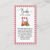Carte D'accompagnement Books for Baby Locally Grown Baby Shower Gingham (Devant)