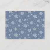 Carte D'accompagnement Books for Its Cold Outside Winter Baby Shower (Dos)