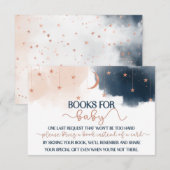 Carte D'accompagnement Boos for Baby Insert, Gender Reveveale Book Reques (Devant / Derrière)