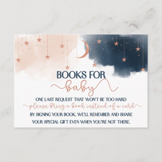 Carte D'accompagnement Boos for Baby Insert, Gender Reveveale Book Reques (Devant)