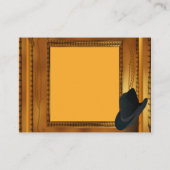 Carte D'accompagnement Boot et Casquette Cowboy (Dos)