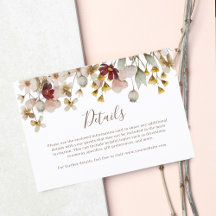 Botanique Bordeaux Aquarelle Détails du Mariage En