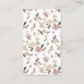 Carte D'accompagnement Botanique Forêt Animal Apporter livre (Dos)