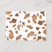 Carte D'accompagnement bottes et bulle nuptiale douche Display douche (Dos)