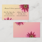 Carte D'accompagnement Bouches de fuscia de couleur d'eau (Devant / Derrière)