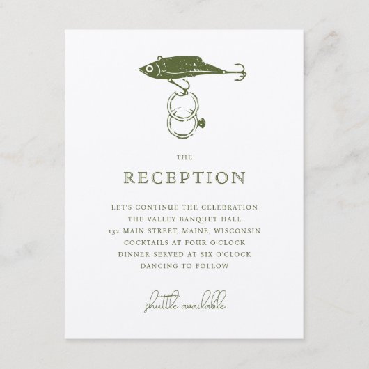 Carte D'accompagnement Boucles de Mariage de leurre de pêche extérieure I (Devant)