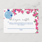 Carte D'accompagnement Bougainvilliers grecs baby shower Déchets Raffle (Devant)