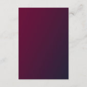 Carte D'accompagnement Bouquet de Mariages floraux Boho de Bourgogne Déta (Dos)