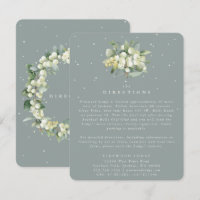 Bouquet de neige de mer et d'eucalyptus Directions