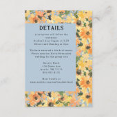 Carte D'accompagnement Bouquet de tournesol rustique aquarelle (Devant)