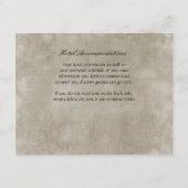 Carte D'accompagnement Bouquet rustique en pot Mason avec tourbillons cra (Dos)