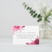 Carte D'accompagnement Bourgogne & Brousse Baby shower d'automne Déchets (Debout devant)