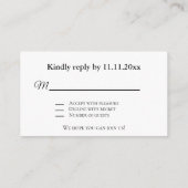 Carte D'accompagnement Bourgogne Rouge Bleu Or Mariage géométrique de ver (Dos)