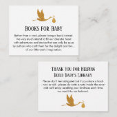 Carte D'accompagnement Boutique en Faux Gold Foil, Demande de réservation (Devant / Derrière)