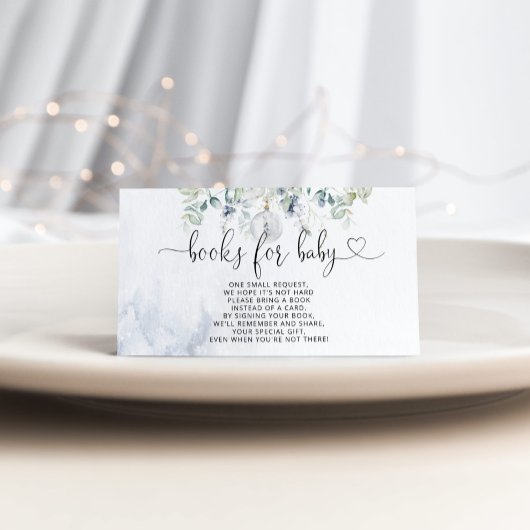 Carte D'accompagnement Boutiques de Noël d'hiver pour billet bébé