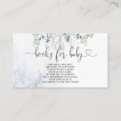 Carte D'accompagnement Boutiques de Noël d'hiver pour billet bébé (Devant)