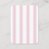 Carte D'accompagnement Bow Bow Rose Whimsical Apporte Un Baby shower De L (Dos)