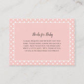 Carte D'accompagnement Bow Bow Simplement Mignonne Pour Le Jeu Baby showe (Devant)