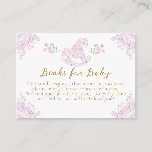 Carte D'accompagnement Bow Floral Teddy Bear Toile Girl Douche Books (Devant)