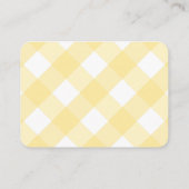 Carte D'accompagnement Bow Jaune Vert Classique Apporte Un Baby shower De (Dos)