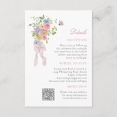 Carte D'accompagnement Bows and Wildflowers (Devant)